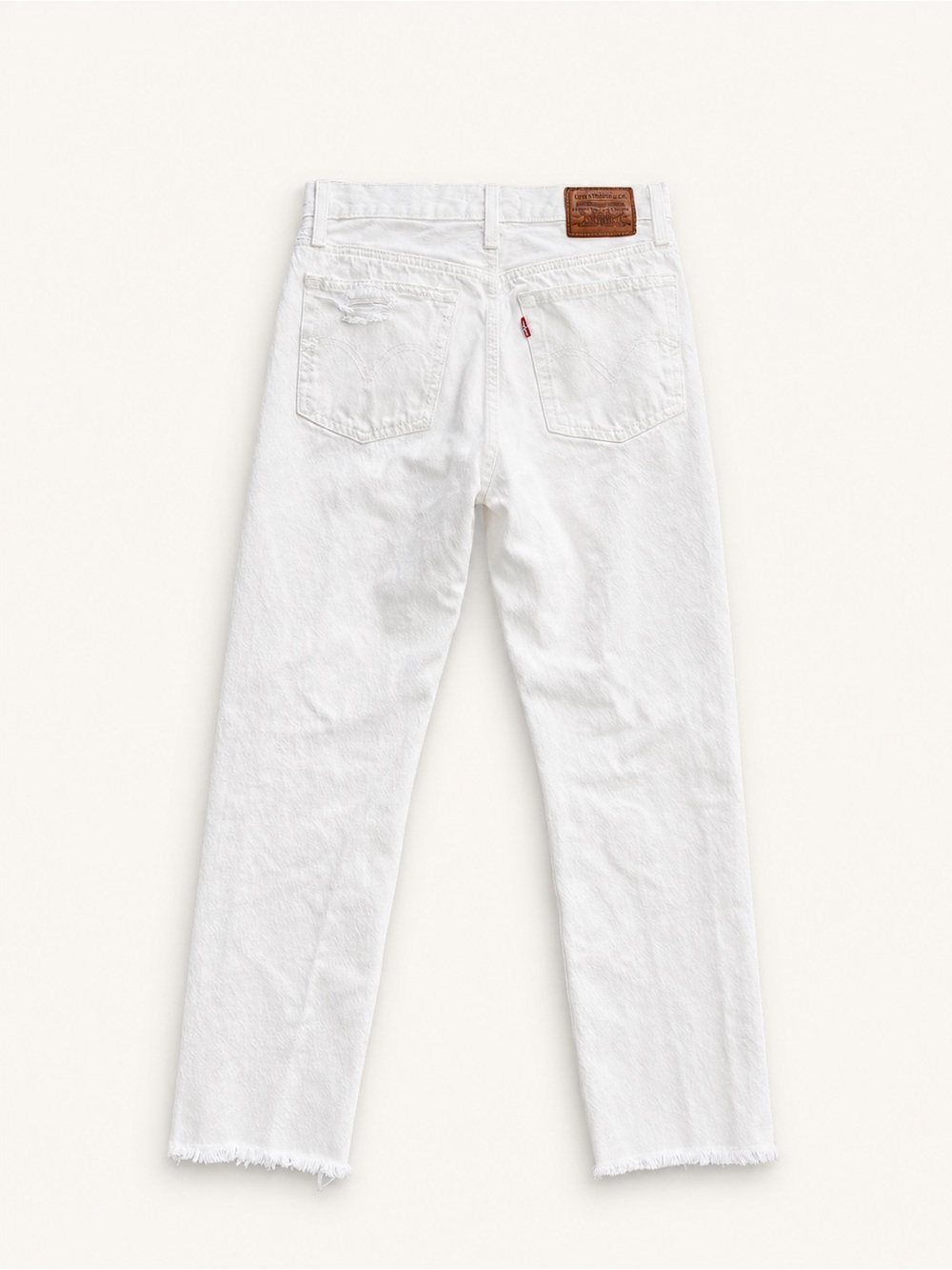 Levi's Wedgie Straight White Jeans - Picture 10 of 10